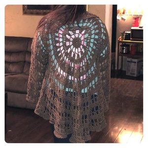 Crochet Circle Cardigan